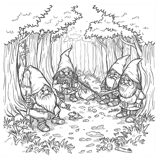 Color Me Gnome Coloring Book