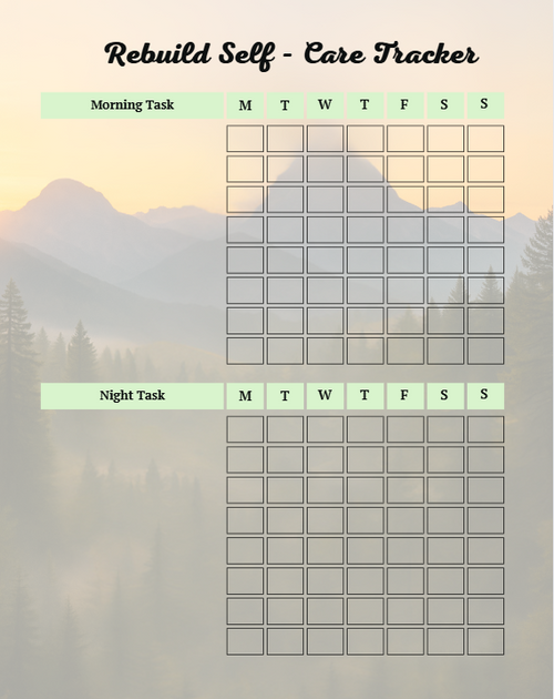 2026 Rebuild: A Self-Care & Wellness Journey